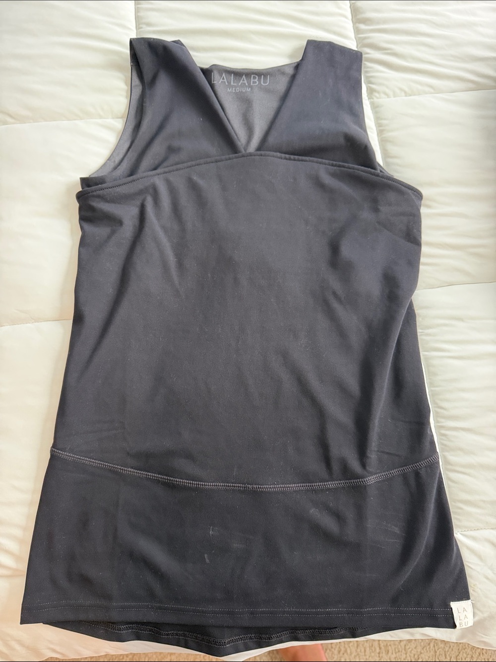 LALABU Black Maternity/Nursing Tank Top